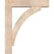 Ekena Millwork Thorton Block Smooth Bracket w/ Offset Brace, Douglas Fir, 7 1/2"W x 36"D x 44"H BKT0806X36X44THR05SDF - alternate 4